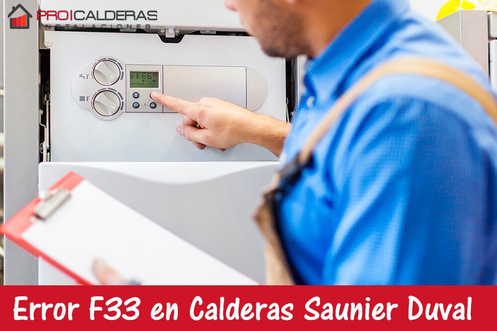 Error F33 en Calderas Saunier Duval