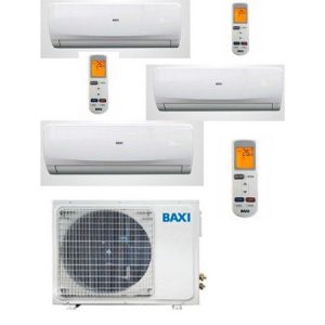 Aire acondicionado Multisplit 3x1  Inverter BAXI LSGT60-3M + 2 UNIDADES LSGNW20 + LSGNW35